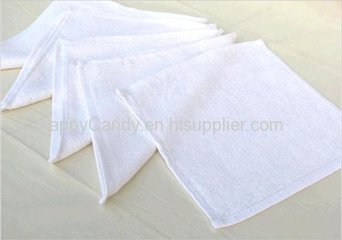 Disposable handkerchief 100% cotton hand towel for hotel
