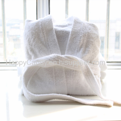 High quality cotton cut pile bathrobe for home