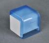 Transparent Blue Plastic ABS Toilet Tissue Box for Home Bathroom