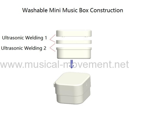 SPECIAL SIZE AND FUNCTION PULL STRIING CORD MUSIC MOVEMENT