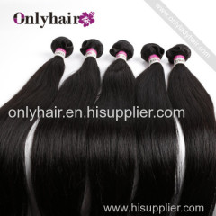 Onlyladyhair Top Quality Virgin Human Hair Extensions Silky Straight