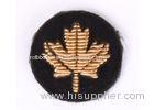 Button Embroidered Logo Patches Round Embroidered School Badges For Buckles