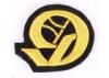 Gold G Pattern Bullion Wire Blazer Badges Laser Cut Embroidered Jacket Patches