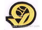 Gold G Pattern Bullion Wire Blazer Badges Laser Cut Embroidered Jacket Patches