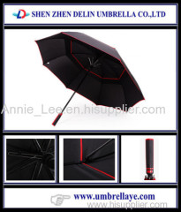 Professional golf wind resistant umbrella golf windproof umbrella golf umbrella