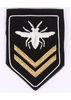 Silver And Gold Military Embroidered Badges Sequins Uniform Bullion Patch