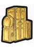 Gold Box Personalised Embroidered Badges Sew On Patches For Backpacks