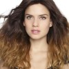 Stylish Curly 18&quot; Brown 100% Hand-tied Wigs