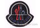 Red And Blue Bullion Wire Blazer Badges Crest Sew On Patches For Jackets