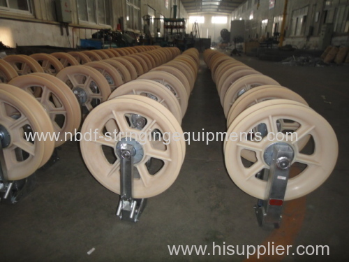 Aerial Cable Stringing Rollers for Conductor on Overhead Transmission Lines