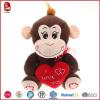 Stuffed Monkey With Red Heart