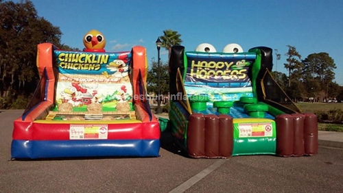 Chucklin Chickens Happy Hopper inflatable sport games