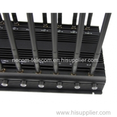 42W 16 Antennas Low Band 130-500MHz All Bands Jammer up to 100m