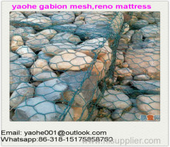 anping yaohe pvc coated sack gabion