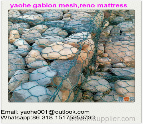 hebei yaohe pvc coated stone box