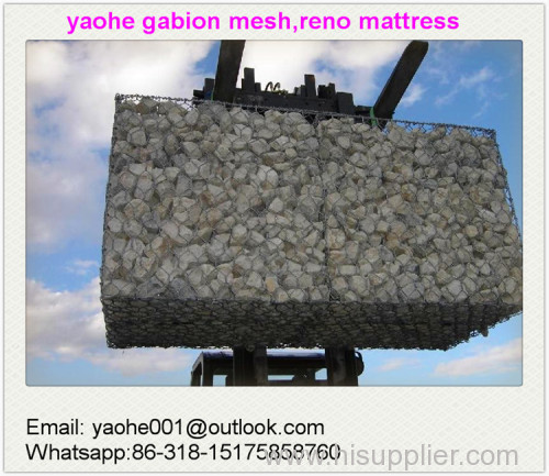 double welded stone gabion basket