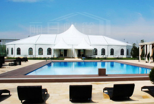 Waterproof PVC Roof Cover High Peak Tent For Wedding