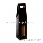 corrugated Wine pack Premium Single with Window gift packaging
