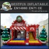 Christmas Inflatable Jumping Bouncy Castle for Kids