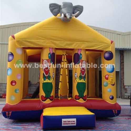 Funny giant Inflatables Elephant Jumping Bouncer Castle for party