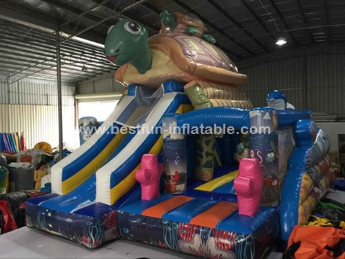 Inflatable Bouncer Turtle Jumping Bouncy Castle for Sale