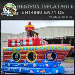 Inflatable Pirate Boat bounce house ship bouncer for Kids