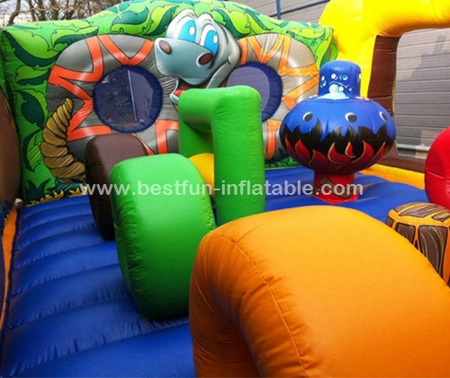 Jungle style high quality giant Inflatable bouncer