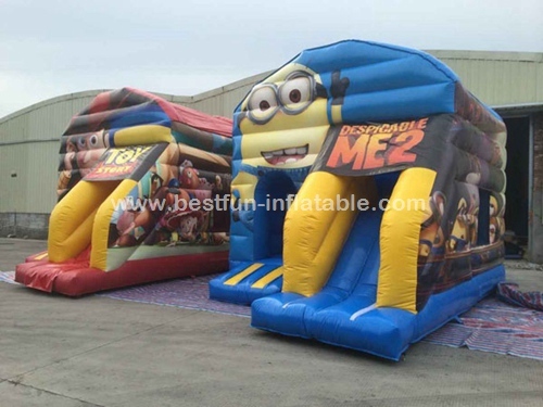 New Cheap Minions Inflatable Jumping Bouncy Castle inflatable bouncer