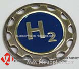 Engraved Metal Tag Brand Logo Design