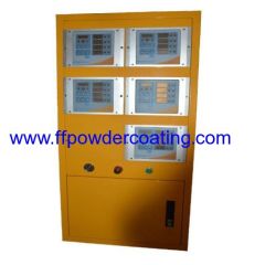 Automatic powder coating control cabinet