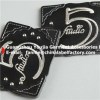 Branded Jeans New Design Leather Metal Label