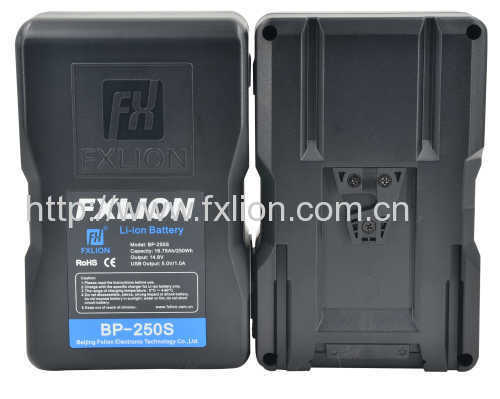 250Wh Rechargeable V mount battery Li ion Battery for sony Camera
