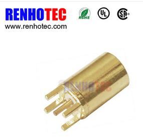 SMB Male Straight for PCB Mount RF Coaxial
