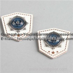 Garment Leather Metal Label With Custom Logo