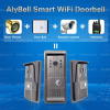 Smartphone unlock 8M night vision infrared rainproof video wifi wireless outdoor bell doorbell intercom