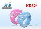 Pink / Blue GSM WiFi Anti Theft Smart Watch GPS Tracker With 3.7V / 450mAh Battery