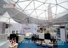White Large Geodesic Dome Tents Aluminium Frame for Outdoor Event