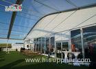 Sandwich Wall Clear Span Tents Transparent PVC Roof Cover Outside