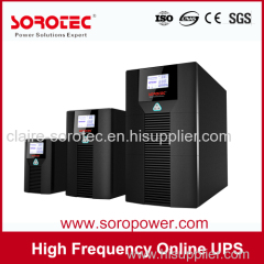High Quality Single Phase High Frequency Online UPS with LCD Display 1-10KVA