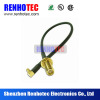 flexible/rigid/semi-rigid coaxial f to smb connector cable