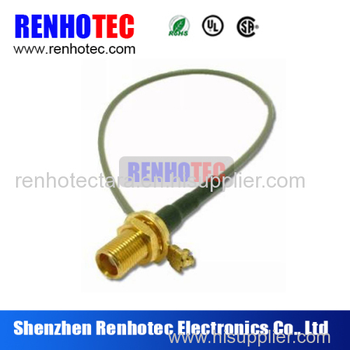 qualified material coax adapter cable with female sma to I-PEX