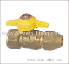 Brass Gas Ball Valve Reduced Bore