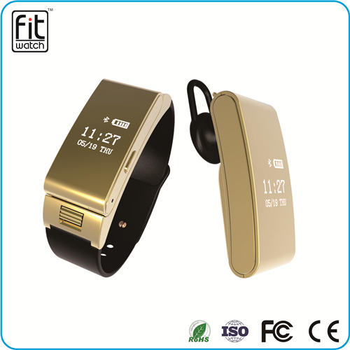 Message Push pedometer sport bracelets wearable technology bluetooth headset smart bracelets