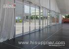 Clear Span Outdoor Exhibition Tents Wedding Reception Glass Windows