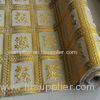 PET Plastic Stamping Gold Hot Foil Roll For Table Cloth No Ripples