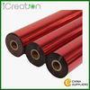 Red Food Packing Colored Foil Paper Sheets Flat Hot Stamp 120M Length