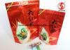 Plastic Stand Up Red Tea Packaging Bags Aluminum Foil lined Mouisture Proof