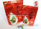 Plastic Stand Up Red Tea Packaging Bags Aluminum Foil lined Mouisture Proof