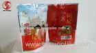Resealable Zipper Plastic Pouch Food Packaging Bags With Clear Window Glossy Printing
