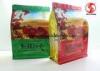 Customized Flat Bottom Resealable Stand Up Zip Pouch With Window On Side Parts